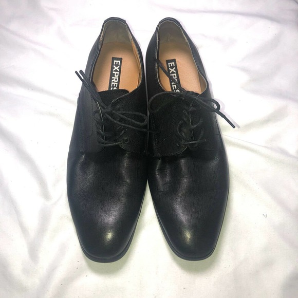 Express Leather Dress Shoes US Men’s Size‎ 10 Black - Picture 2 of 9